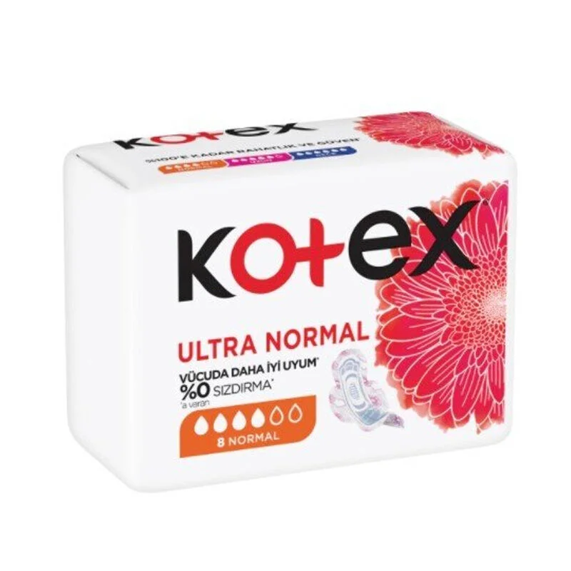 Kotex فوط كوتكس ألترا العادية 8 قطع