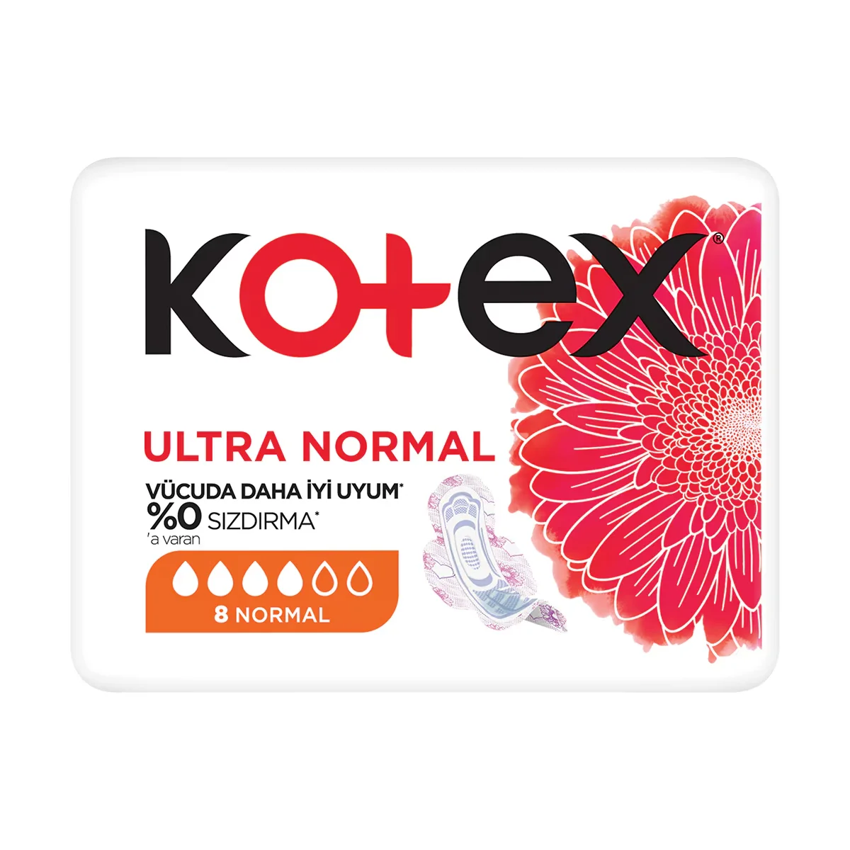 Kotex فوط كوتكس ألترا العادية 8 قطع