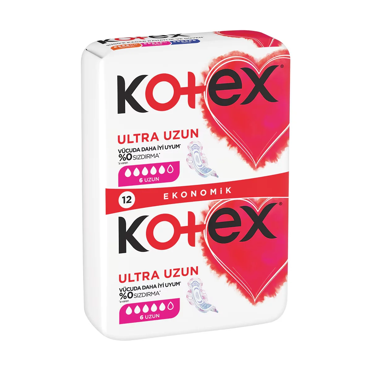 Kotex Pad Ultra Double Long 12-pack