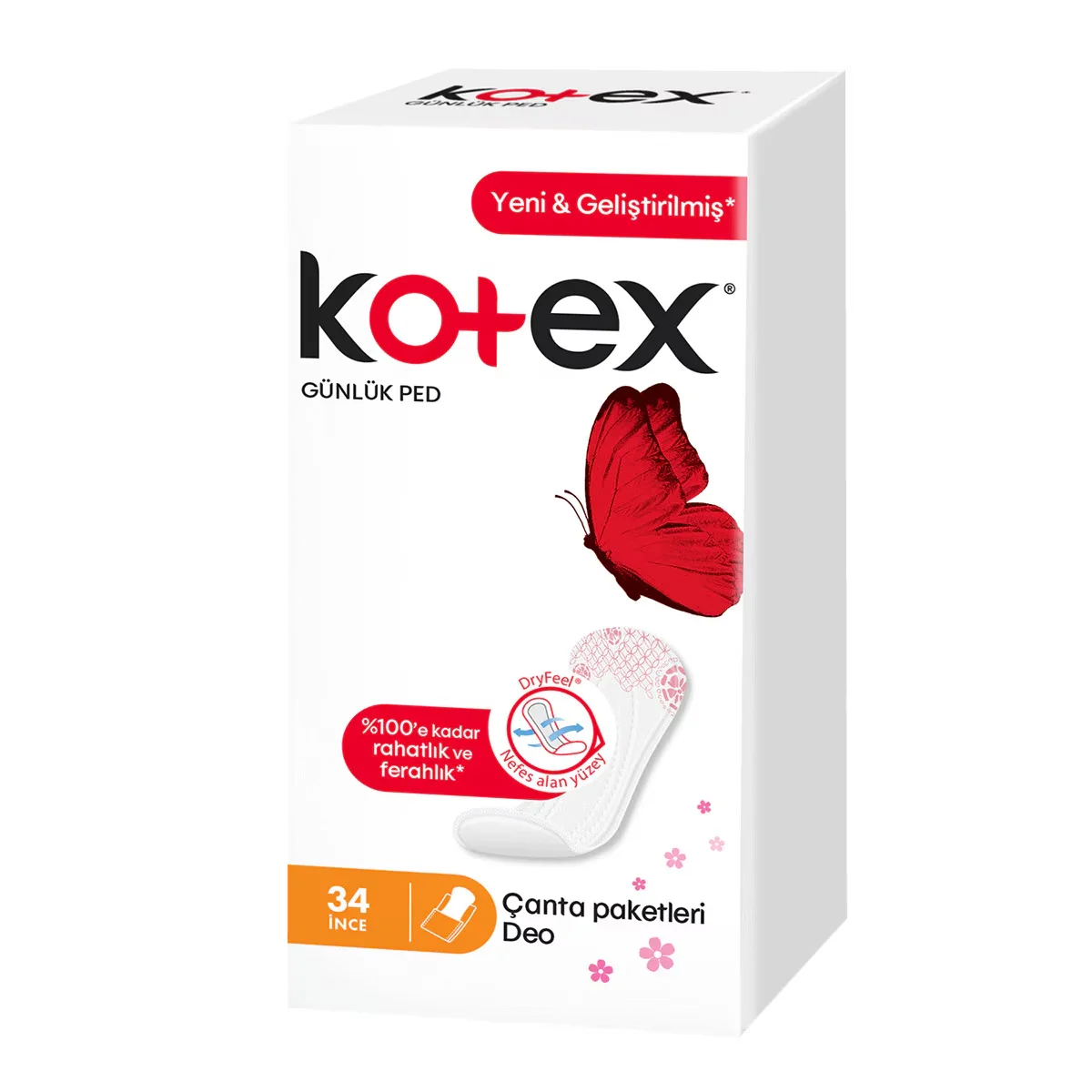 Kotex Daily Pads Lightdays Perfumed 34 Pcs