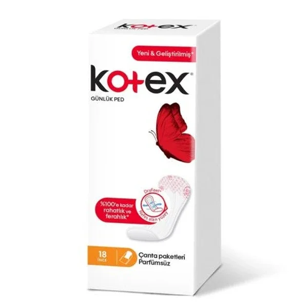 Kotex Perfume-free Daily Pads 18 pcs