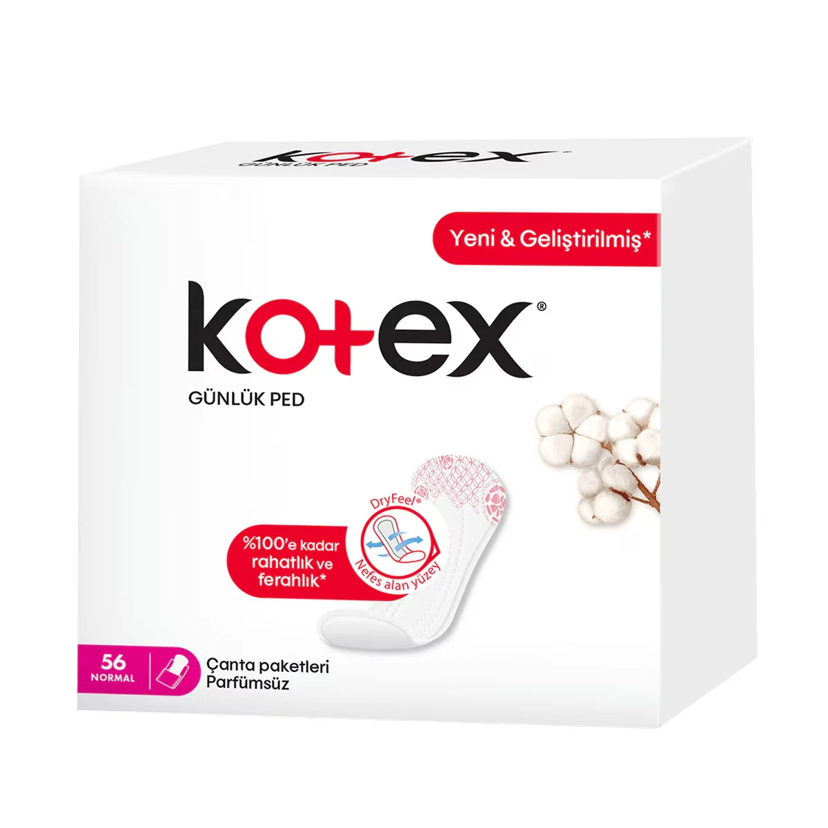 Kotex Daily Pads Normal 56