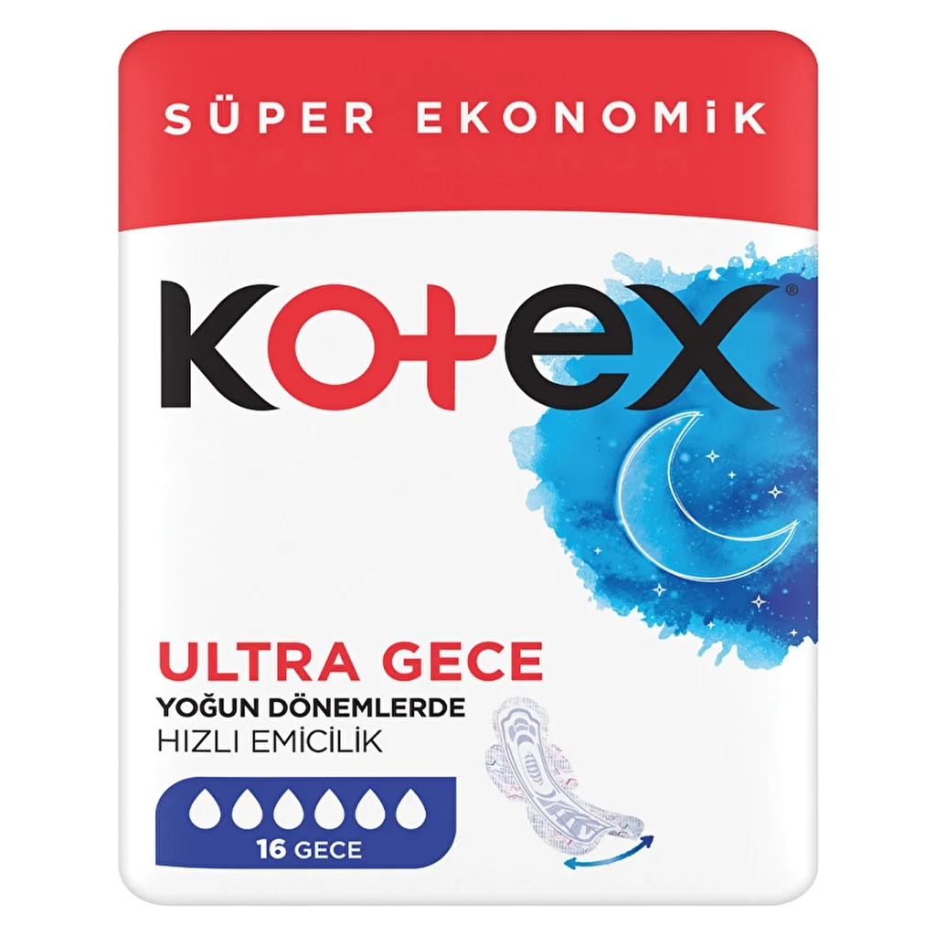 Kotex Ultra Night Sanitary Pad Night 16-pcs Super Economical