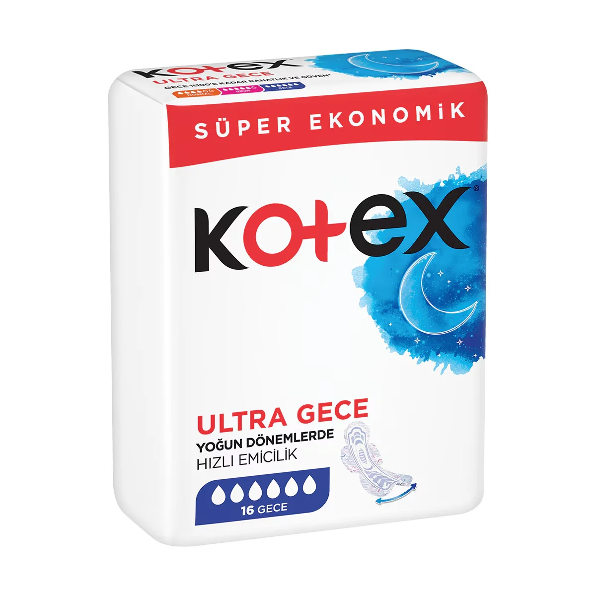 Kotex Ultra Nachtbinden 16er-Pack