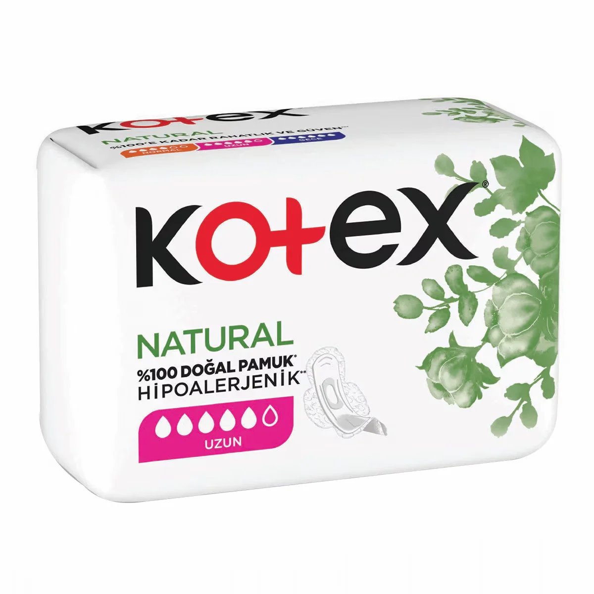 Kotex فوط صحية طويلة مفردة من كوتكس، عبوة من 7 قطع