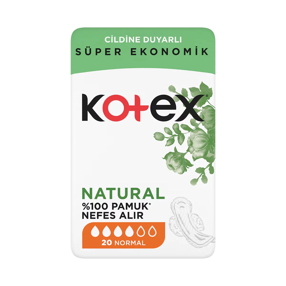 Kotex Natural Ultra Normal Binden 20 Stück