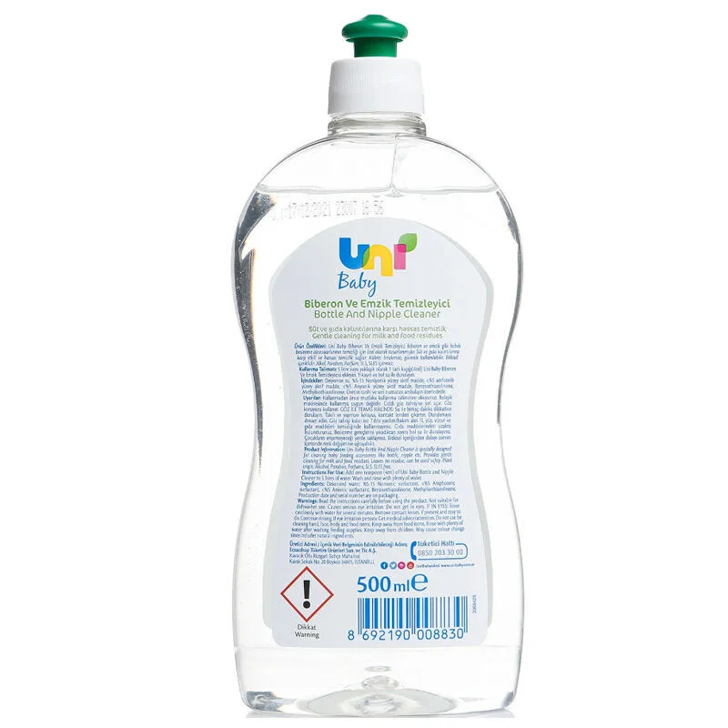 Uni Babyflaschen- und Schnullerreiniger 500ml