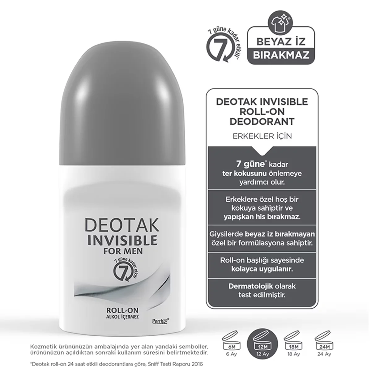 Deotak Unsichtbarer Roll-On Deodorant für Männer - 35 ml