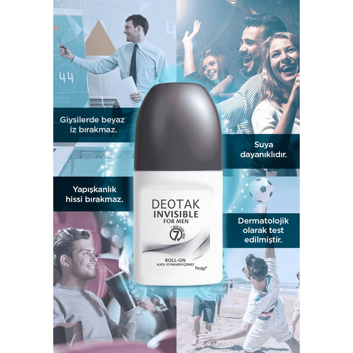 Deotak Unsichtbarer Roll-On Deodorant für Männer - 35 ml