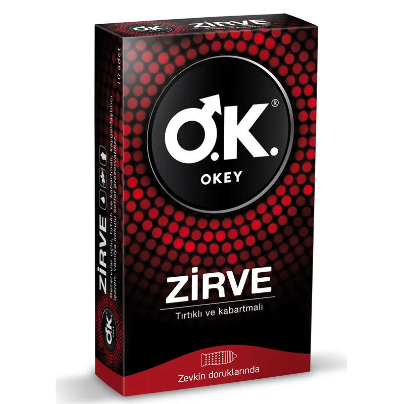 Okey Zirve Kondome 10er Pack - Bequemer & Zuverlässiger Schutz