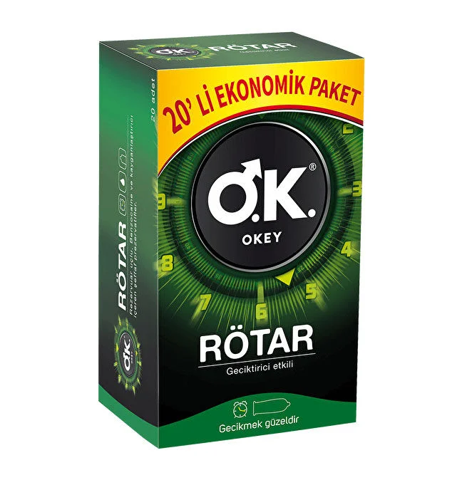 Okey Delay 20er Pack Kondome für Komfort &amp; sichere Intimität