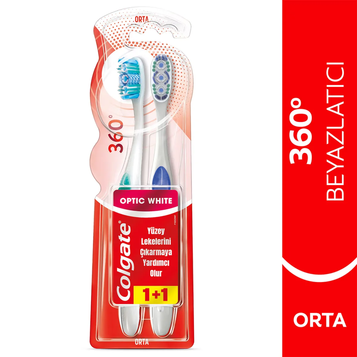Colgate 360 optical White Toothbrush Medium