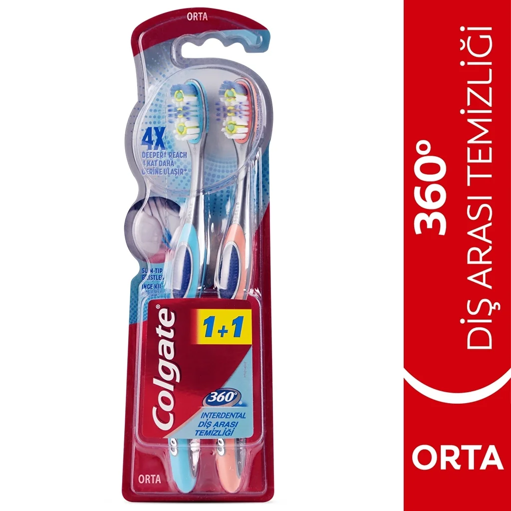 Colgate 360 Interdentalzahnbürste 1+1