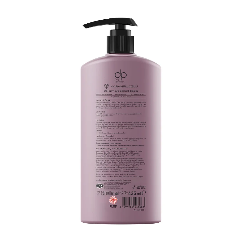 Dp Daily Perfection salzfreies Nelken-Shampoo 425ml