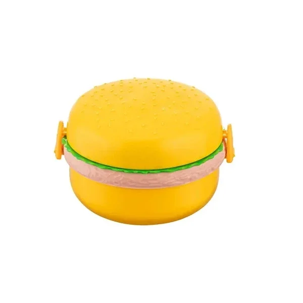Beehome Hamburger Round Lunch Box AK384