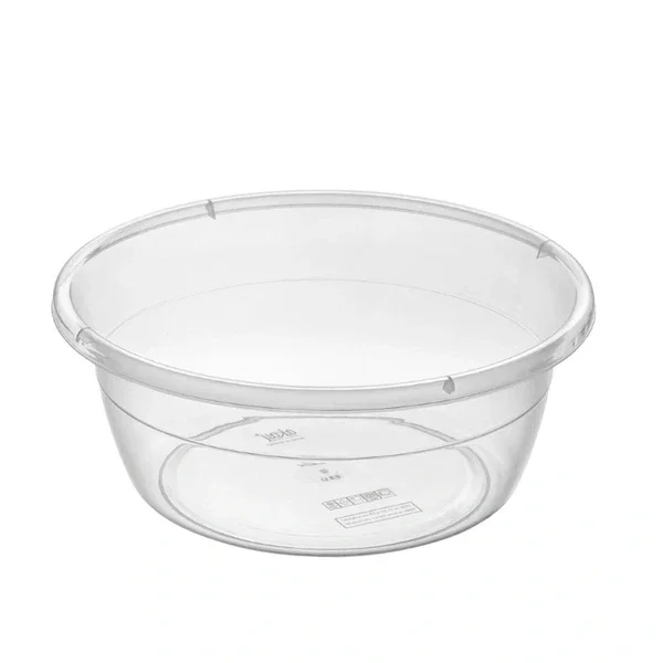 Bee Home 15L Round Transparent Food-Safe Basin, 42cm