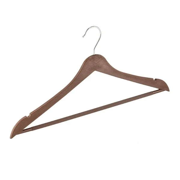 Bee Home Wooden Look Hanger Set - 3 Pieces, 44 cm Length