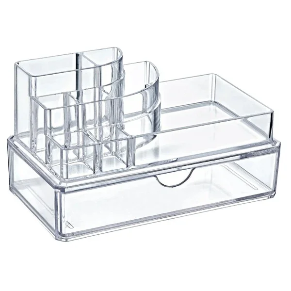 Bee Home Crystal Drawer Podium Cosmetic Organizer - 17cm x 10cm