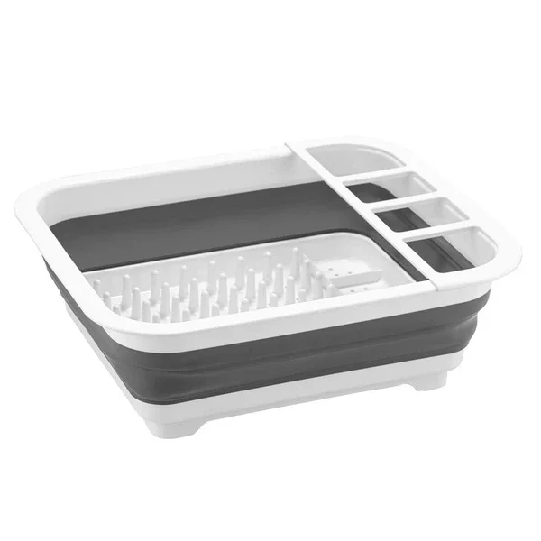 Bee Home Space-Saving Folding Plate Rack - Dishwasher Safe