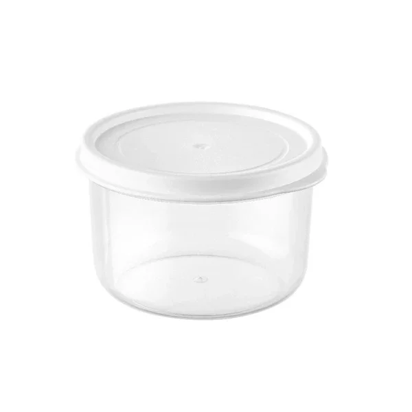 Bee Home Round Storage Box, 360ml Dishwasher Safe, Polypropylene