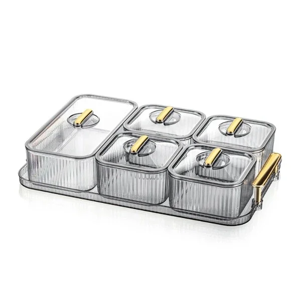 Bee Home 5-Piece Crystal Breakfast Set - Food Safe Material