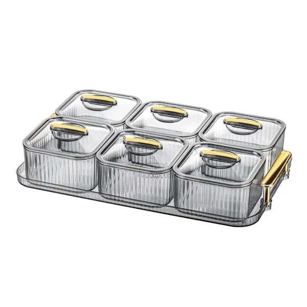 Bee Home 6-Piece Crystal Breakfast Set - Food Safe & Stylish
