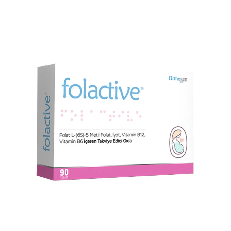 Orthogen Folactive 90 tablets