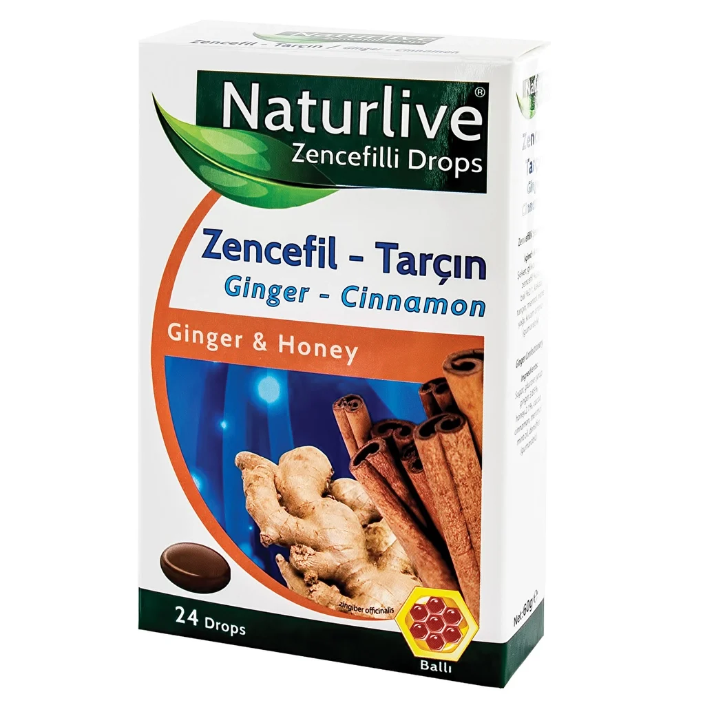 Naturlive Ginger Cinnamon 24 candy