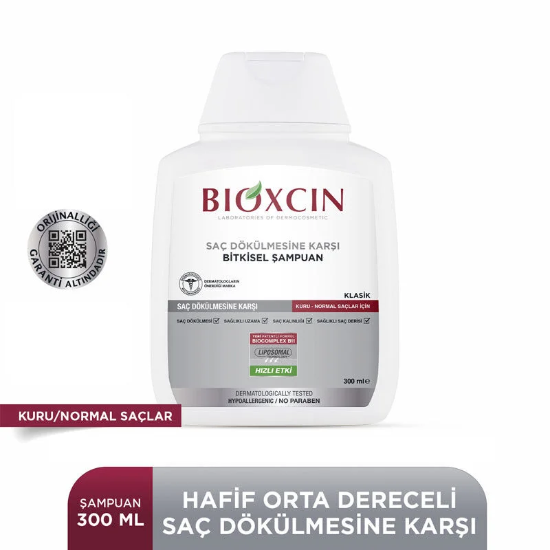 Шампунь Bioxcin Genessis Classic для нормальных и сухих волос 3 x 300 мл