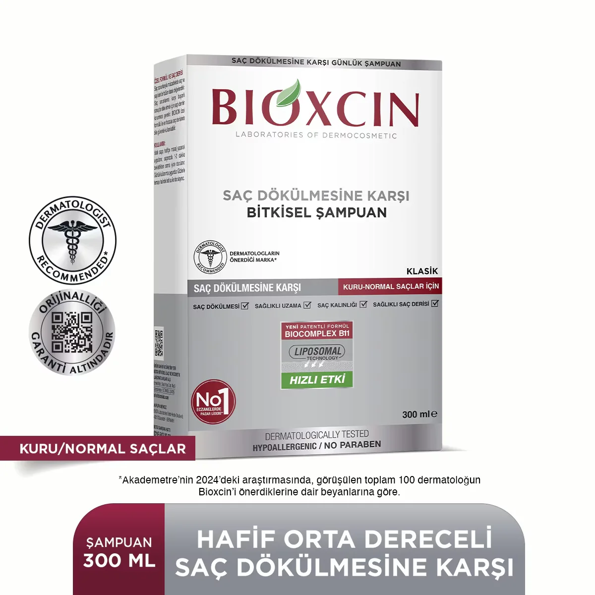 Bioxcin Genessis Classic Shampoo For Oily Hair 300 ml