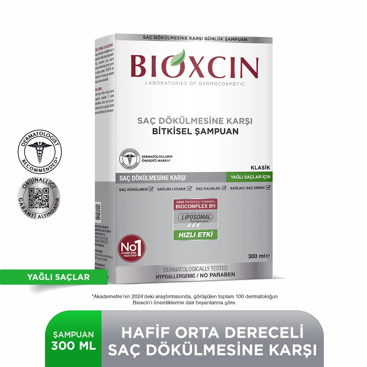 Bioxcin Genessis Classic Shampoo For Normal To Dry Hair 300 ml