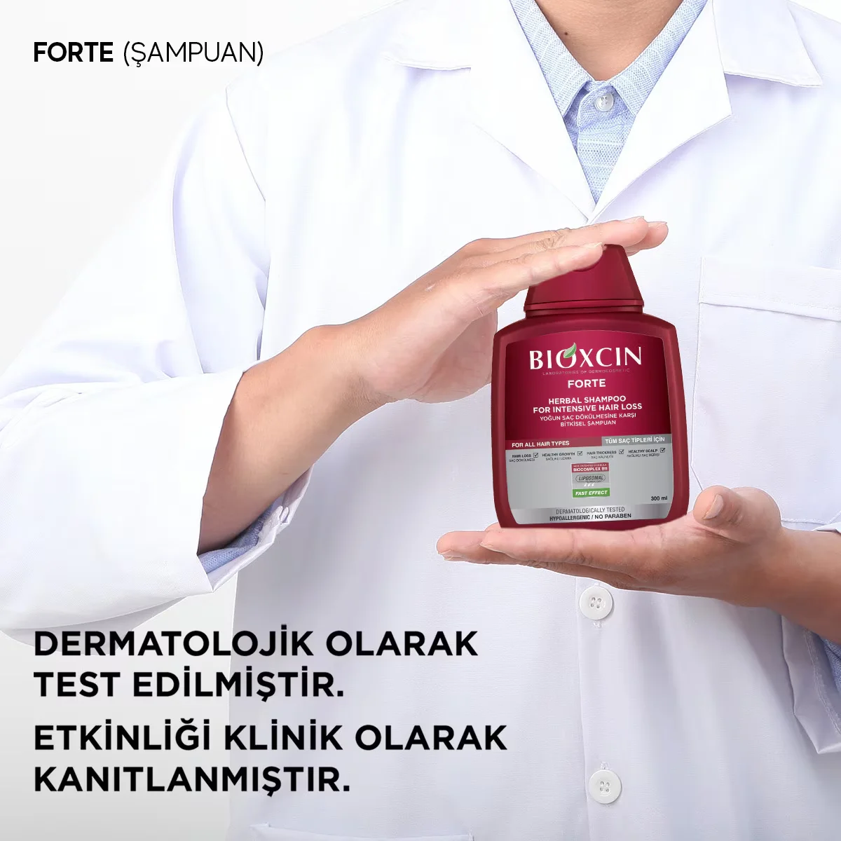 Bioxcin Forte Shampoo For Intensive Hair Loss 300 ml