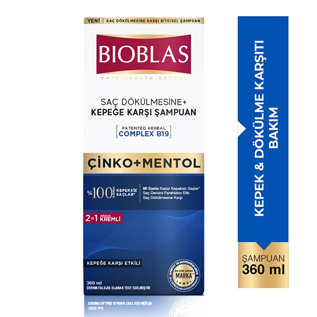 Bioblas Anti Hair Loss And Dandruff Shampoo 360 ml