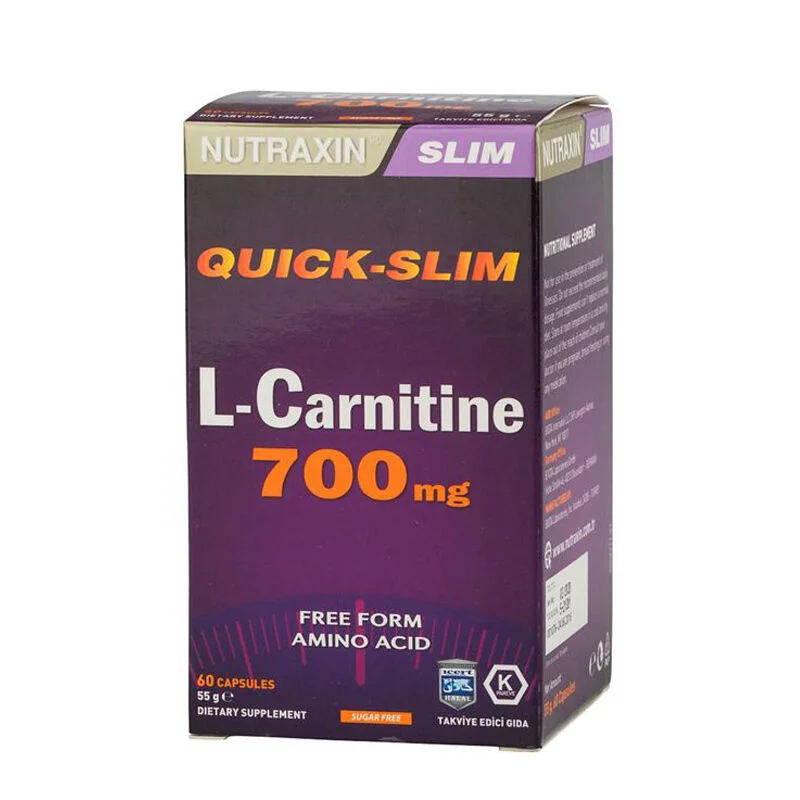 Nutraxin Quick-slim l-carnitine 700 mg 60 tablets