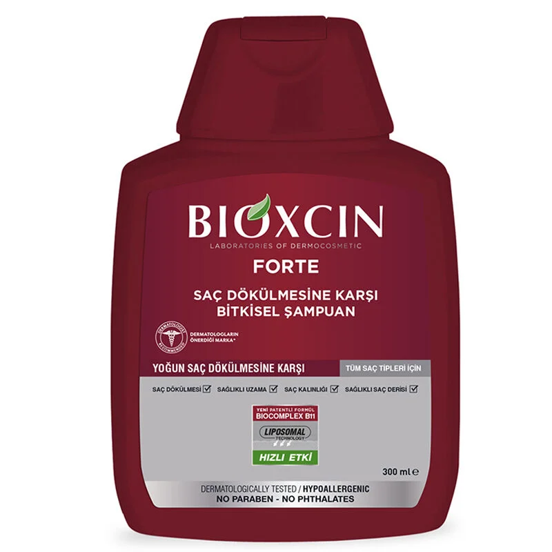 Bioxcin Forte Shampoo For Intensive Hair Loss 3 x300 ml