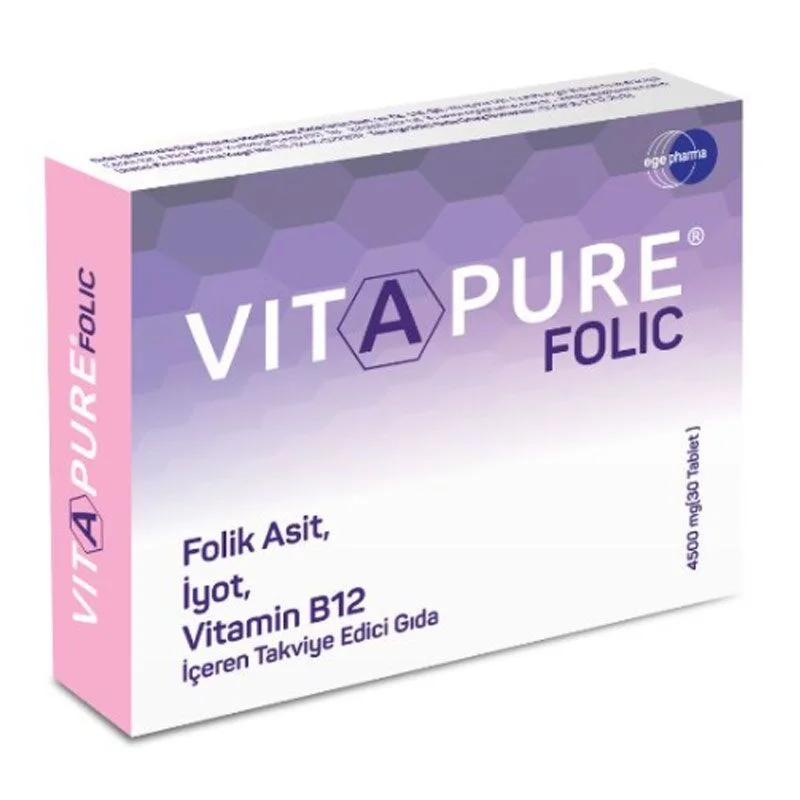 Vitapure Folic Supplementary Food 30 tablets