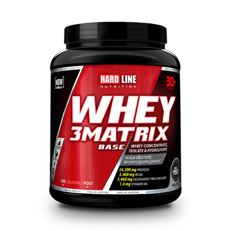 Hardline Whey 3Matrix Schokoladenproteinpulver 908g