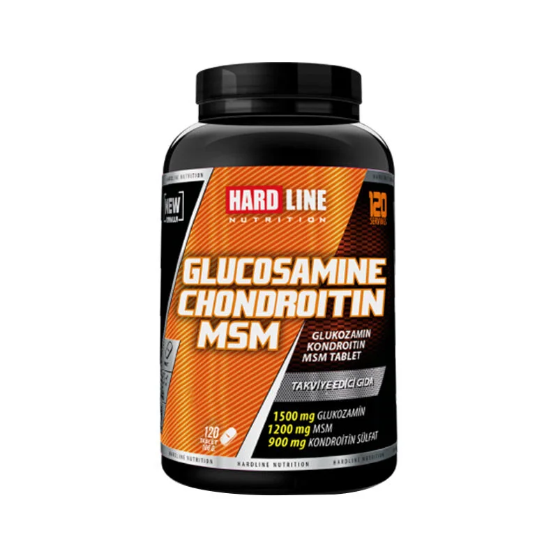 Hardline Glucosamine Chondroitin Msm 120 tablets