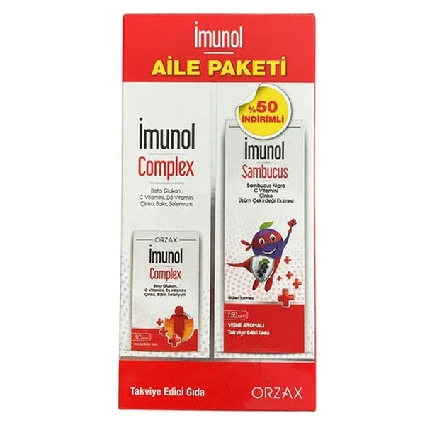 Orzax İmunol Complex + İmunol Sambucus Family Package