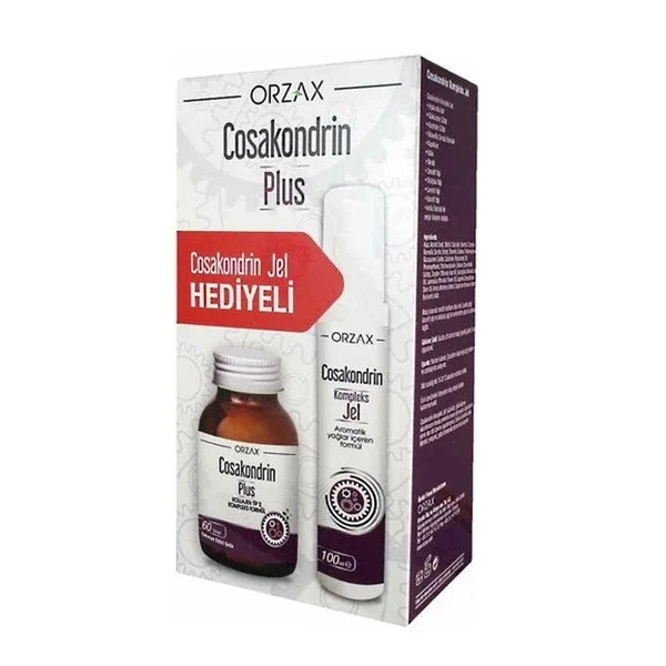 Orzax Cosakondrin Plus 60 tablets | Cosachondrin Gel 100 ml Gift