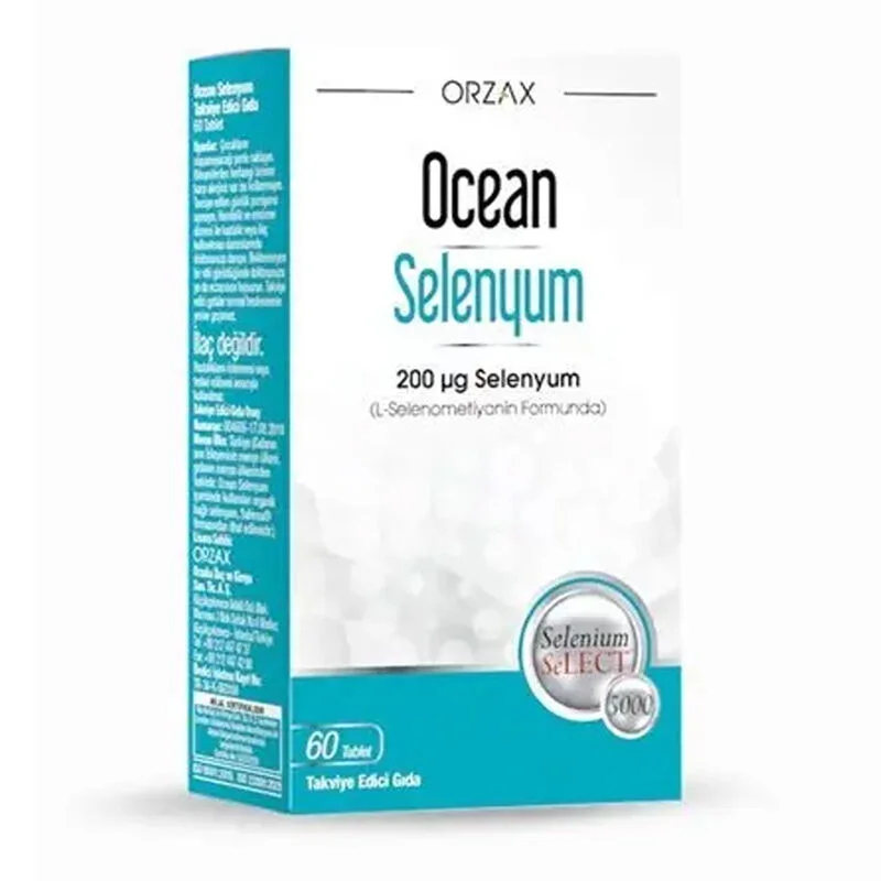 Orzax Ocean Selenium 200 mcg 60 tablets