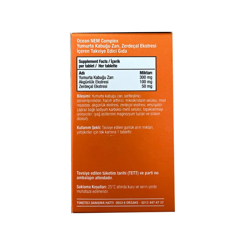 Orzax Ocean Nem Complex Supplementary Food 30 tablets