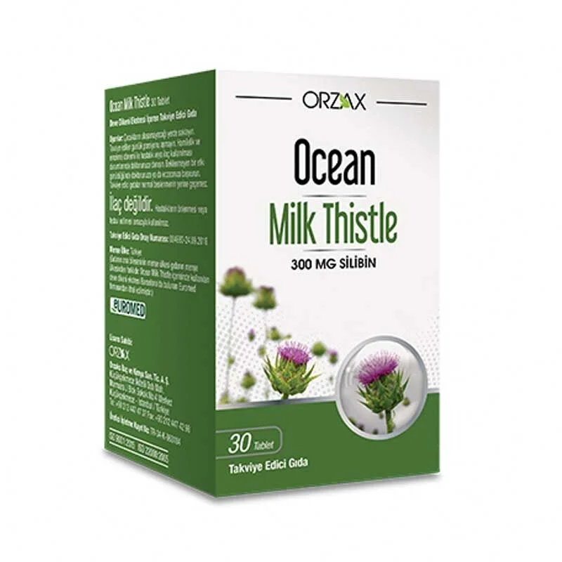 Orzax Ocean Milk Thistle 30 tablets