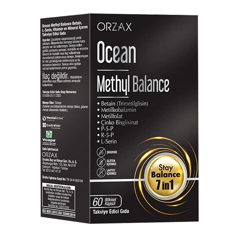 Orzax Ocean Methyl Balance Supplementary Food 60 capsules