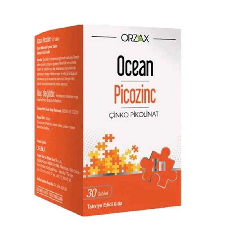 Orzax Ocean Picozinc Food Supplement 30 tablets