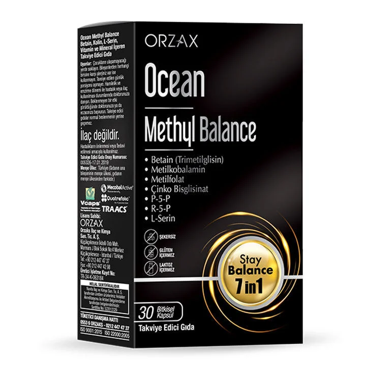 Orzax Ocean Methyl Balance 30 capsules