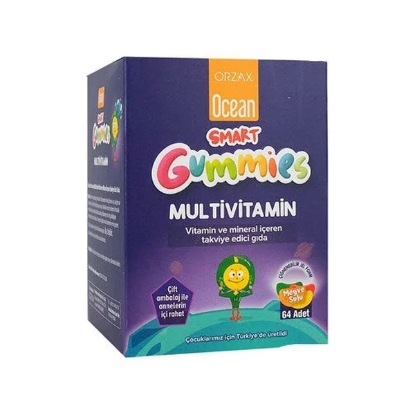 Orzax Ocean Smart Gumies Multivitamin Fruit Juice Gel 64 pcs