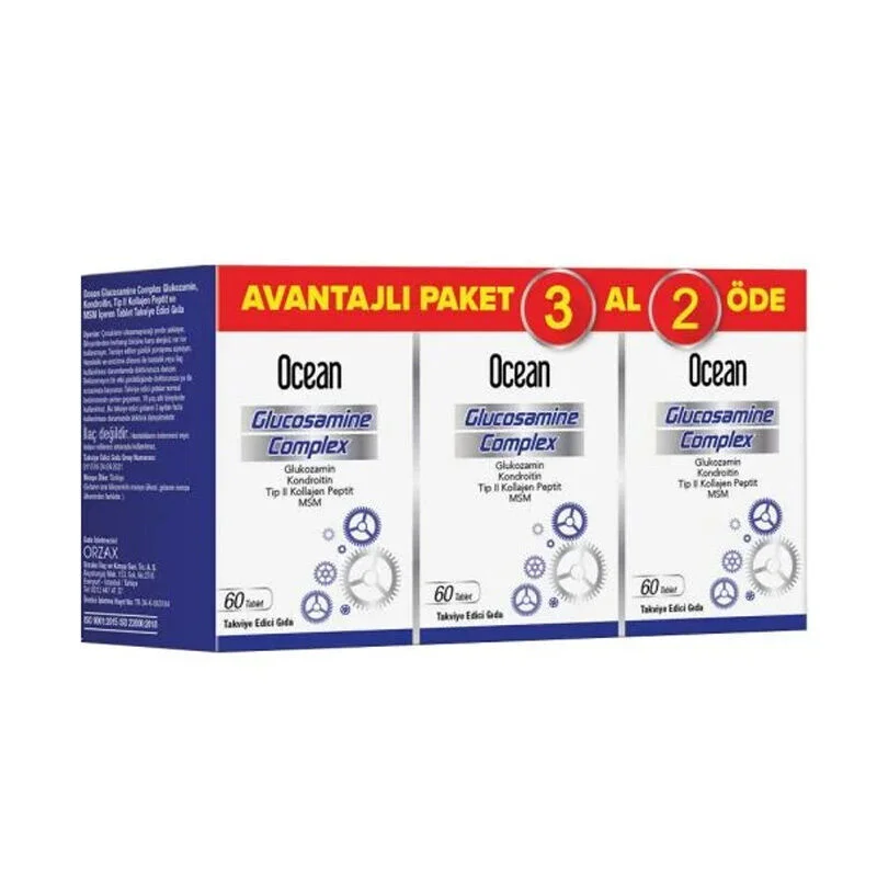 Orzax Ocean Glucosamine Complex Advantageous Package Buy 3 pay 2