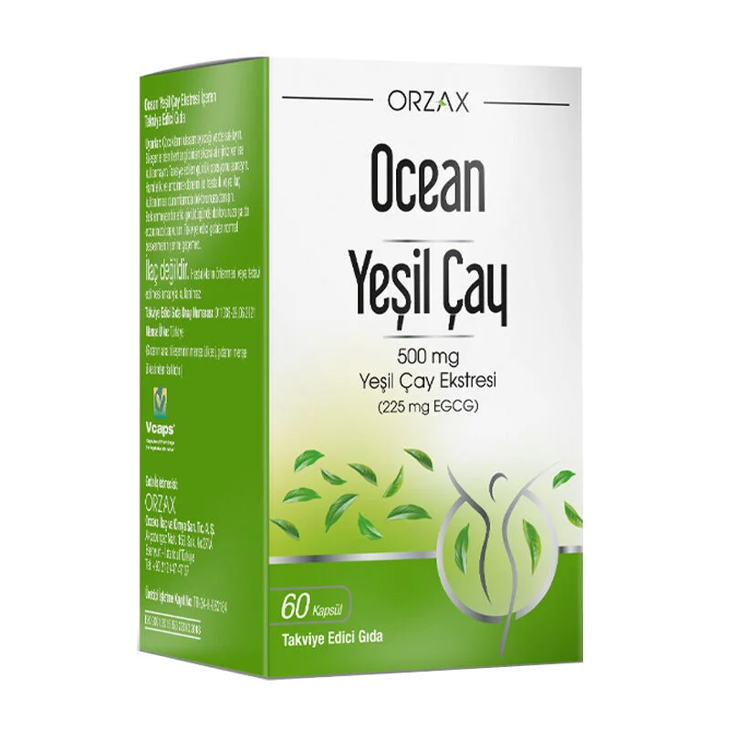 Orzax Ocean Green Tea Supplementary Food 60 capsules