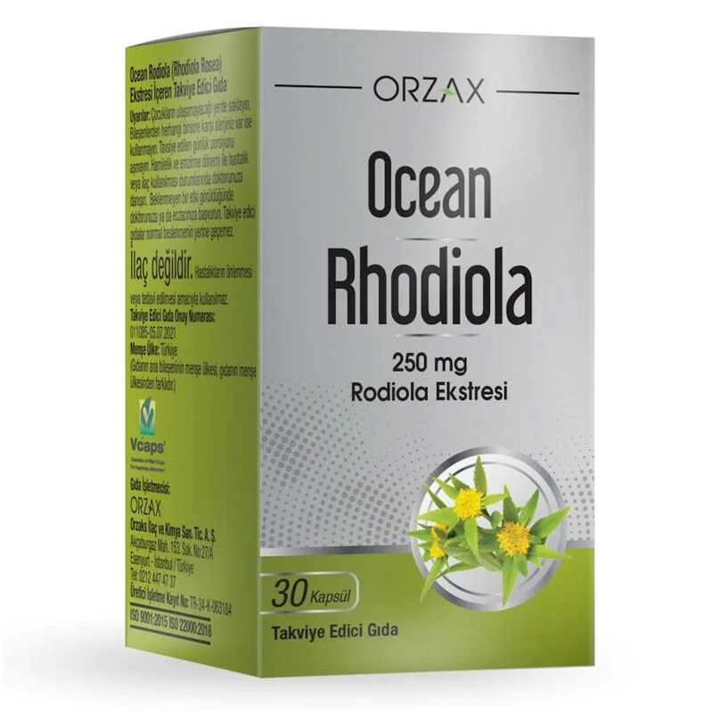 Orzax Ocean Rhodiola Capsules 250 mg 30 capsules